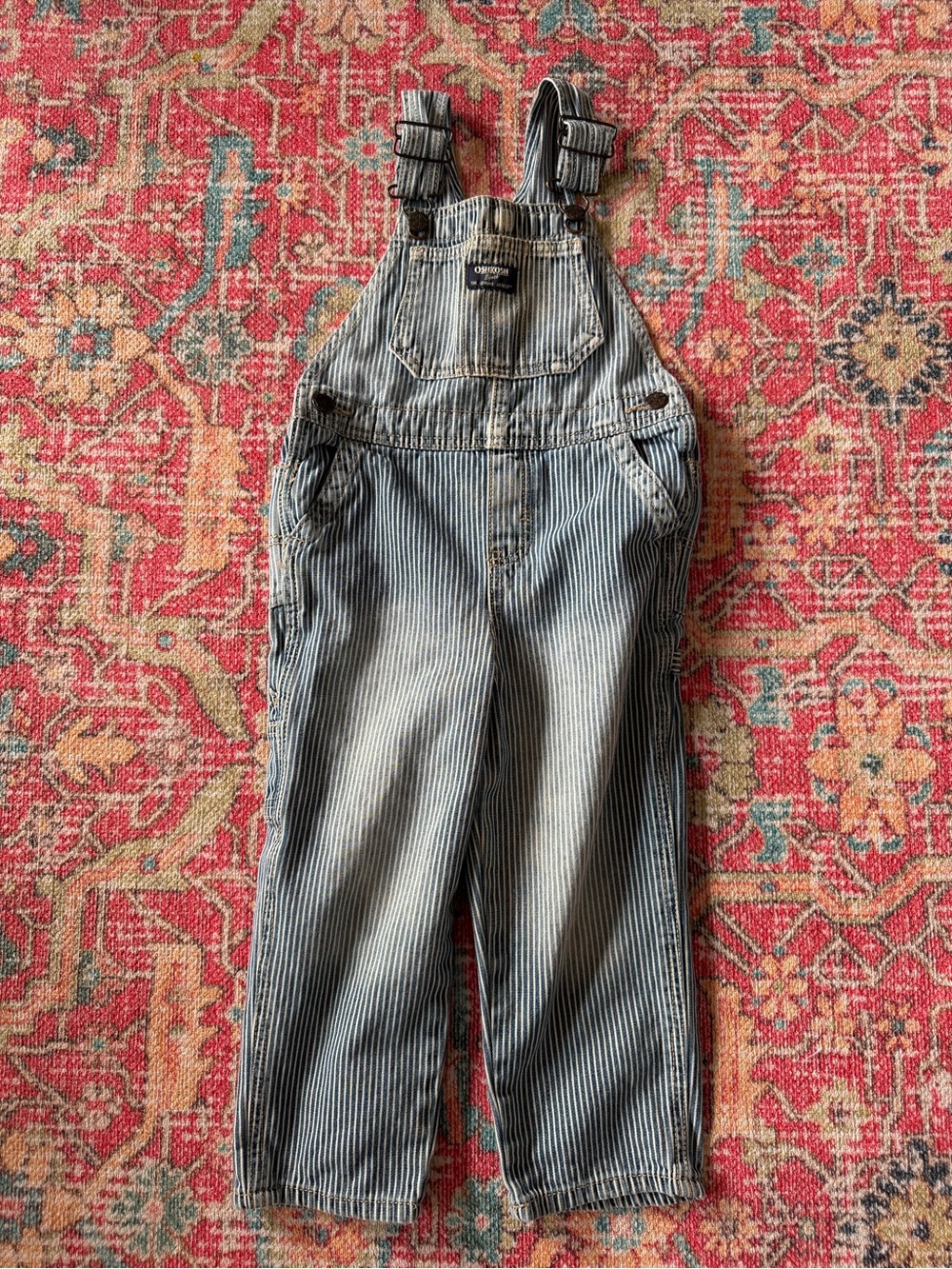 OshKosh B’Gosh Hickory Stripe Overalls